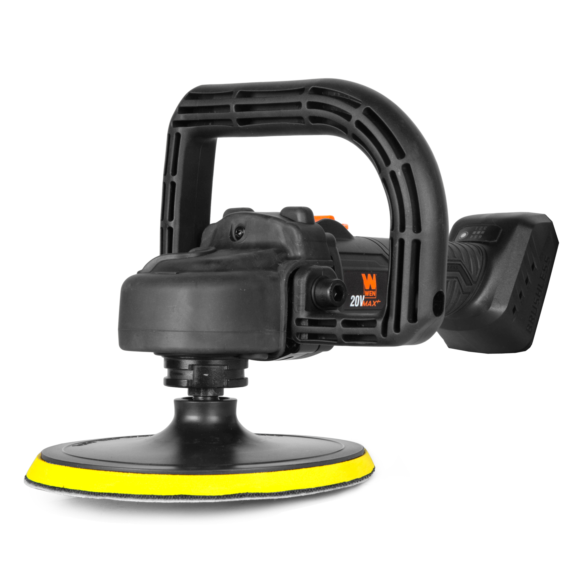 WEN, 20V Max Cordless 7in. Rotary Polisher and Waxer, Pad Size 7 in, Model# 20877BT